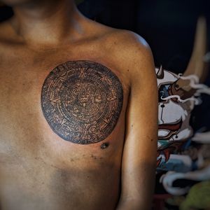 Tattoo Calendario Azteca / tattoo Calendario maya 