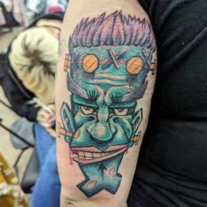 New School Frankenstein Tattoo