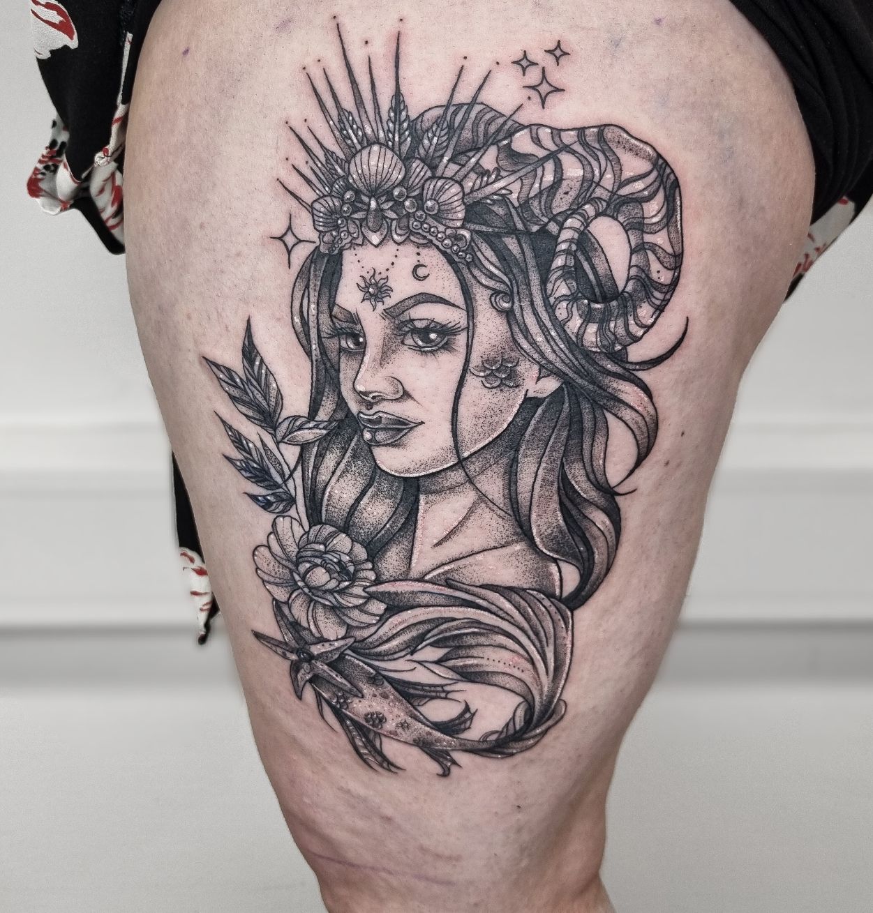 50 Timeless Capricorn Tattoos Ideas and Designs for People Born Under the  Capricorn Sign - Tat… | Capricorn tattoo, Tattoos for women half sleeve,  Tattoos for women