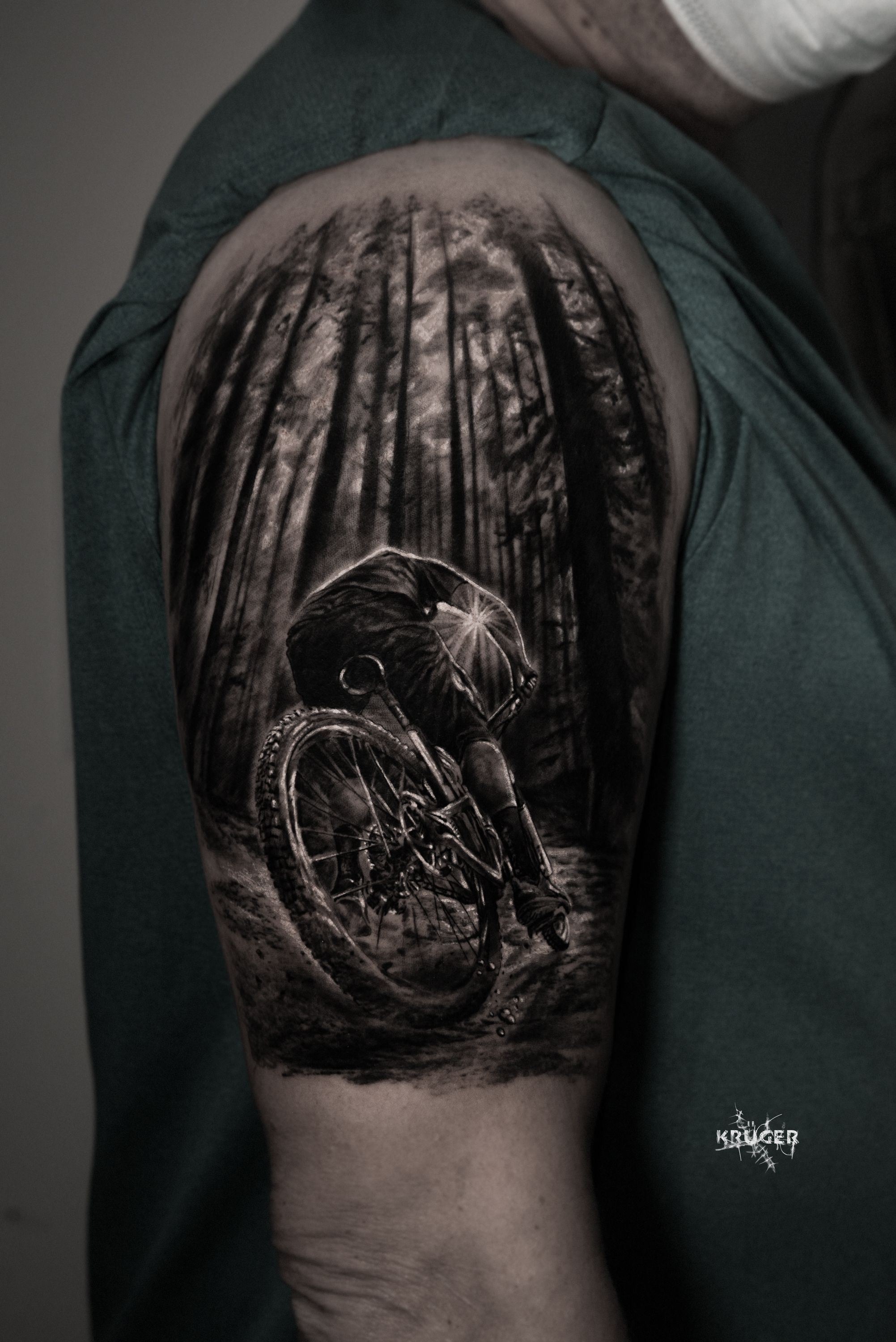 Latest addition Eric Weisinger  Bicycle Tattoo  Piercing South Bend IN   rtattoos