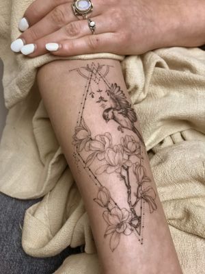 Floral tattoo 