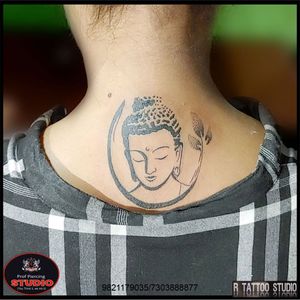 Lord Buddha with zen circle tattoo..#lordbuddha #buddha #zencircle #zen #leaf #buddhism #buddhatattoo #zentattoo #peace #tattoo #tattooed #tattooing #ink #inked #art #artists #rtattoo #rtattoos #rtattoostudio #ghatkopar #ghatkoparwest #mumbai #india