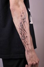 Abstract Arm Tattoo