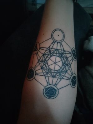 Metatrons cube done by Sarah Pierce at static ink