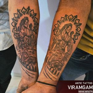 Lord Shiva tattoo |shivtattoo| Tattooist| tattoo artist | amit Tattooist |viramgam |