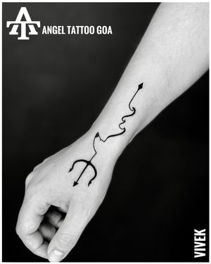 Trishul Tattoos At Angel Tattoo Goa - Best Tattoo Artist in Goa - Best Tattoo Studio in Goa - Best Tattoo Studio in Baga Goa • • Follow For More @angeltattoostudiogoa • • Call & Book Your Appointment 9960107775 + 9834870701 • • Location📍 Angel Tattoo Oppsite Navratna Restaurant, Titos Lane, Baga, Goa,India #trishultattoos #shivatattoo #angeltattoogoa #besttattooartistingoa #besttattoostudioingoa #sagardharoliya 