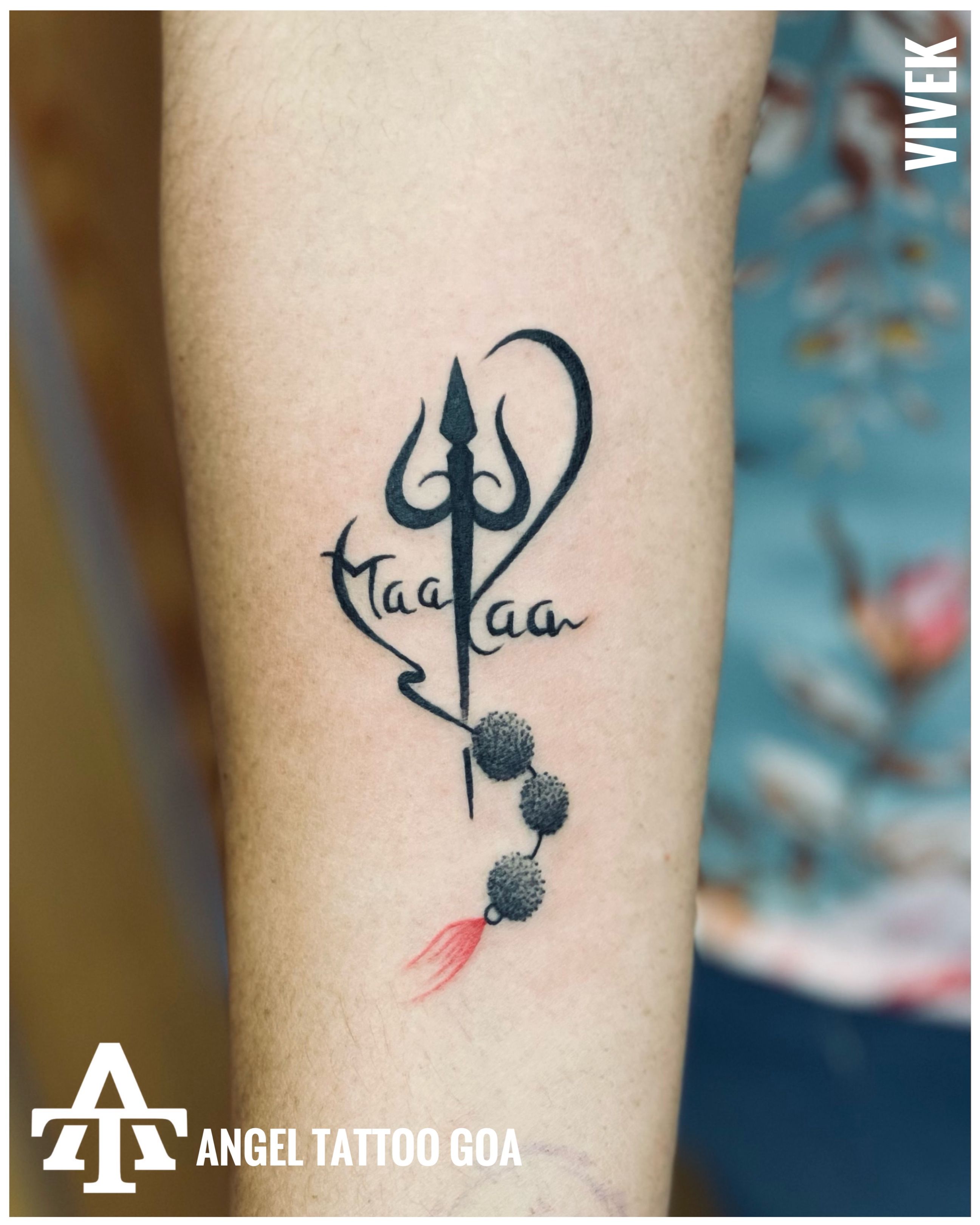 2450 Vivek Name in Ancient Font Tattoo Tattooed by Annmoll @ Star Tattoo &  Piercing. NEW ADDRESS 🏠: M3 Magneto Mega Mart & Star… | Instagram