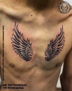 Any Tattoo & Tattoo Removal-Piercing inquiry 🧿 📱Call:- 9558126546 🟢Whatsapp:- 9558126546 ________________ #wingstattoo #chesttattoo #eagletattoo #cooltattoo #tattoostyle #tattoolovers #tattooideas #tattoo #tattoovideo #tattoo2me #tattooart #tattoomodel #tattooing #tattoolife #tattooed #tattooer #tattoosleeve #mrtattooholic #ahmedabad #ahmedabadtattoo #tattooinahmedabad #tattoostudioinahmedabad #laserhairremoval #tattooshop #tattooplace #tattoosketch #oldschooltattoo #traditionaltattoo #tattooartistinahmedabad #tattooschool 