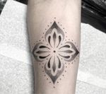Geometric Dotwork Tattoo