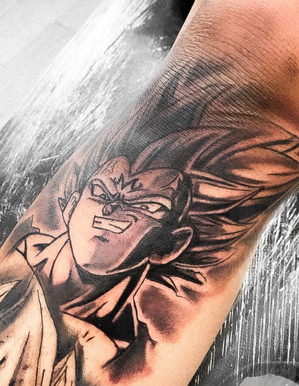 VEGETA . ARTE disponível para - GD Piercing e Tattoo