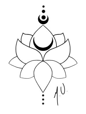 Another possible center front or back of neck tattoo