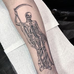 Grim Reaper - Woodcut/Medieval
