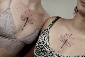 Matching tattoo idea - dragonflies!
Have an idea? Get in touch, we will design and tattoo it for you!
@tattooinlondon
www.crimsontalestattoo.co.uk
02086821185
#dragonflytattoo #insecttattoo #jewellerytattoo #chesttattoo #fineline #delicatetattoo #tattoo #tattoos #london #londontattoo #armtattoo #flashtattoo #beautifultattoos