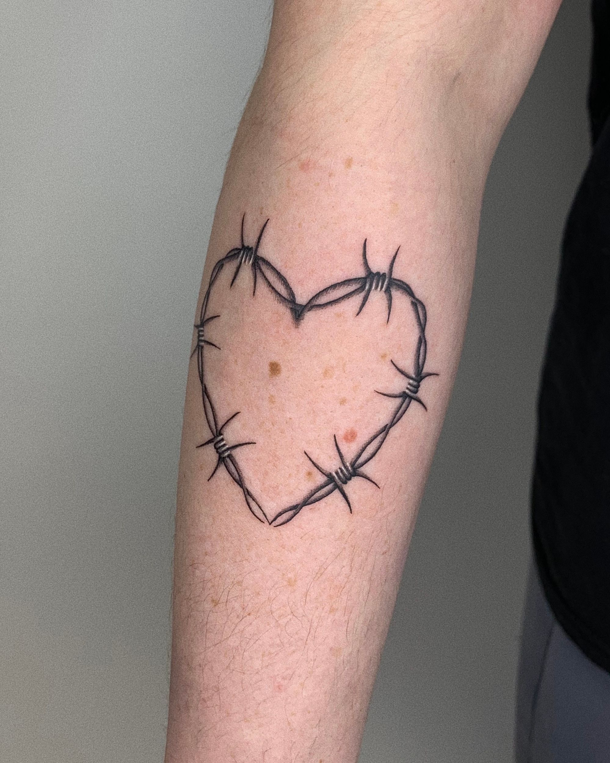 Heart With Barbed Wire: Painful Beauty