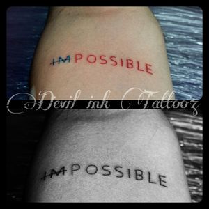 Impossible Tiny Tattoo Design ❤️💯🕉️