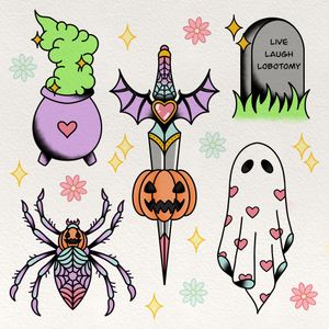 Halloween flash sheet 🎃 