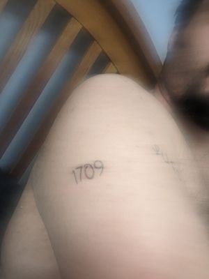 1709, a number that defines alot of things in my life. Done by Mark at Steel Point. 12/9/2023
