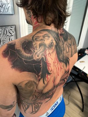 Custom back piece 
3 sessions in 