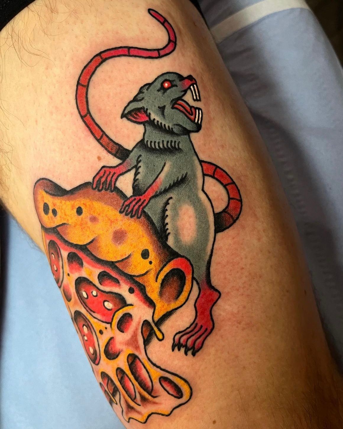 Rat and Pizza • Tattoodo