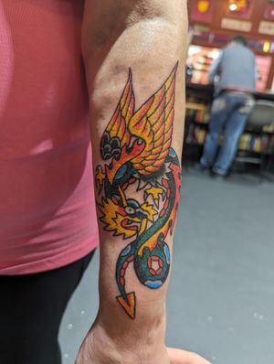 Dragon cover up for Lisa