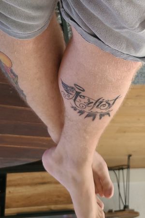 Lettering tattoo - Artist; Jordy