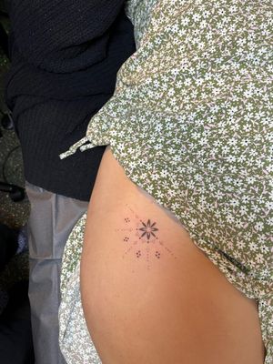 Elegantly designed by Indigo Forever Tattoos, this ornamental tattoo features beautifully intricate flower motifs. Perfect for those seeking a touch of delicacy and beauty.