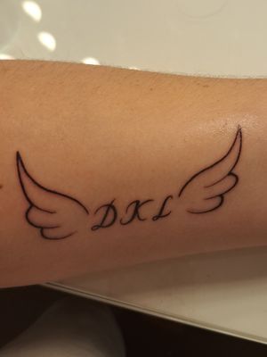 Tattoo for my angel So glad and happy with my first ever Tattoo 