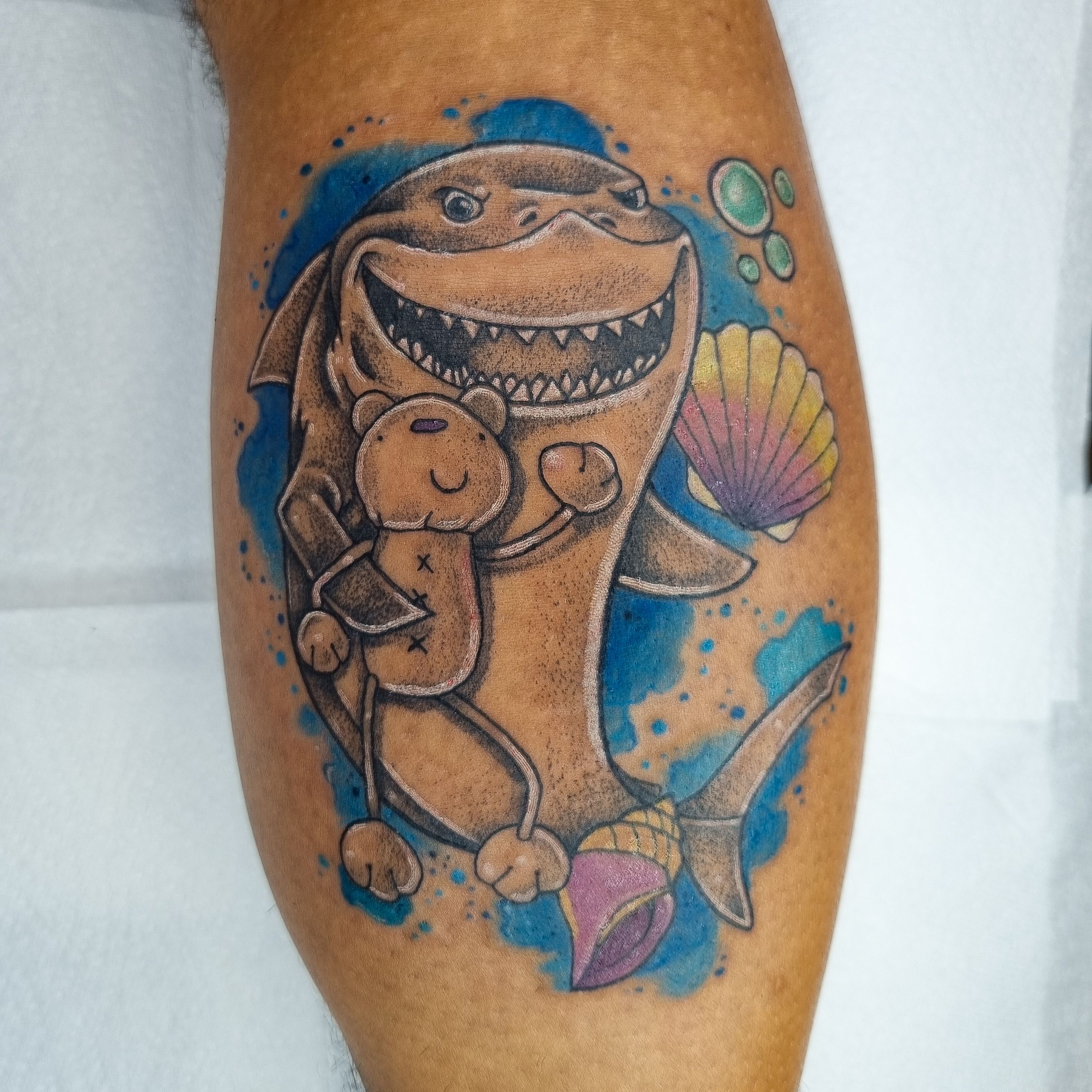 30 Sheets Cartoon Shark Tattoo Children Cute Makeup Temporary Body Stickers  Blue Fish Disposable Tatouage Temporaire - Temporary Tattoos - AliExpress