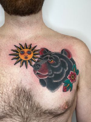 Bear and the sun