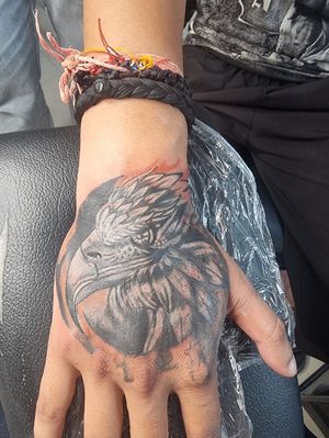 Eagle tattoo by best tattoo artist in rishikesh mani tattoos