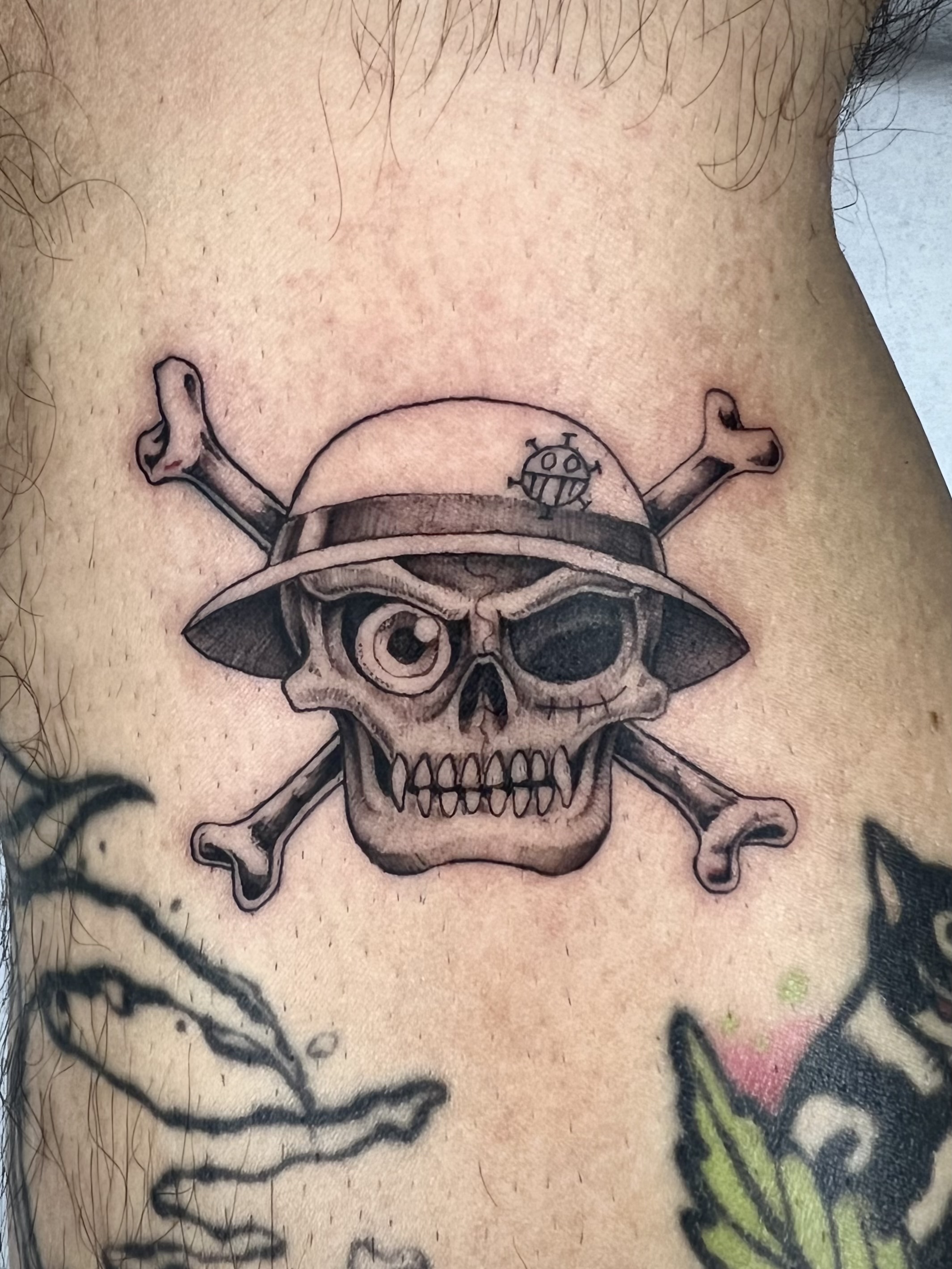 Tattoo uploaded by Kavish Gunnoo • One Piece Strawhat logo and