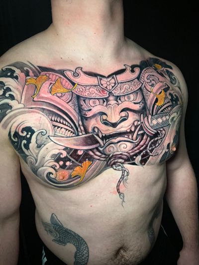 Samurai on Chest