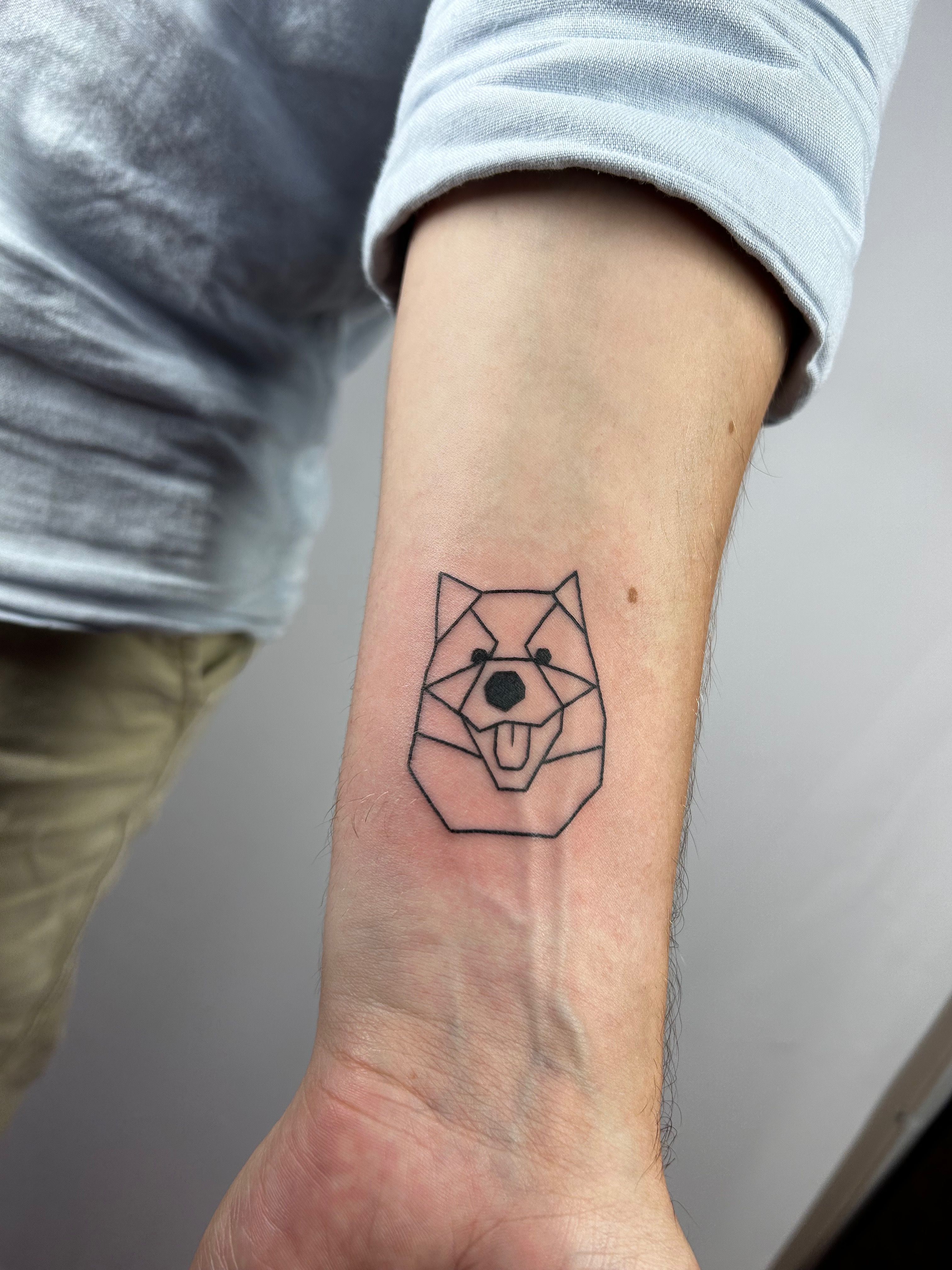 Husky tattoo | Husky tattoo, Tattoos, Red ink tattoos
