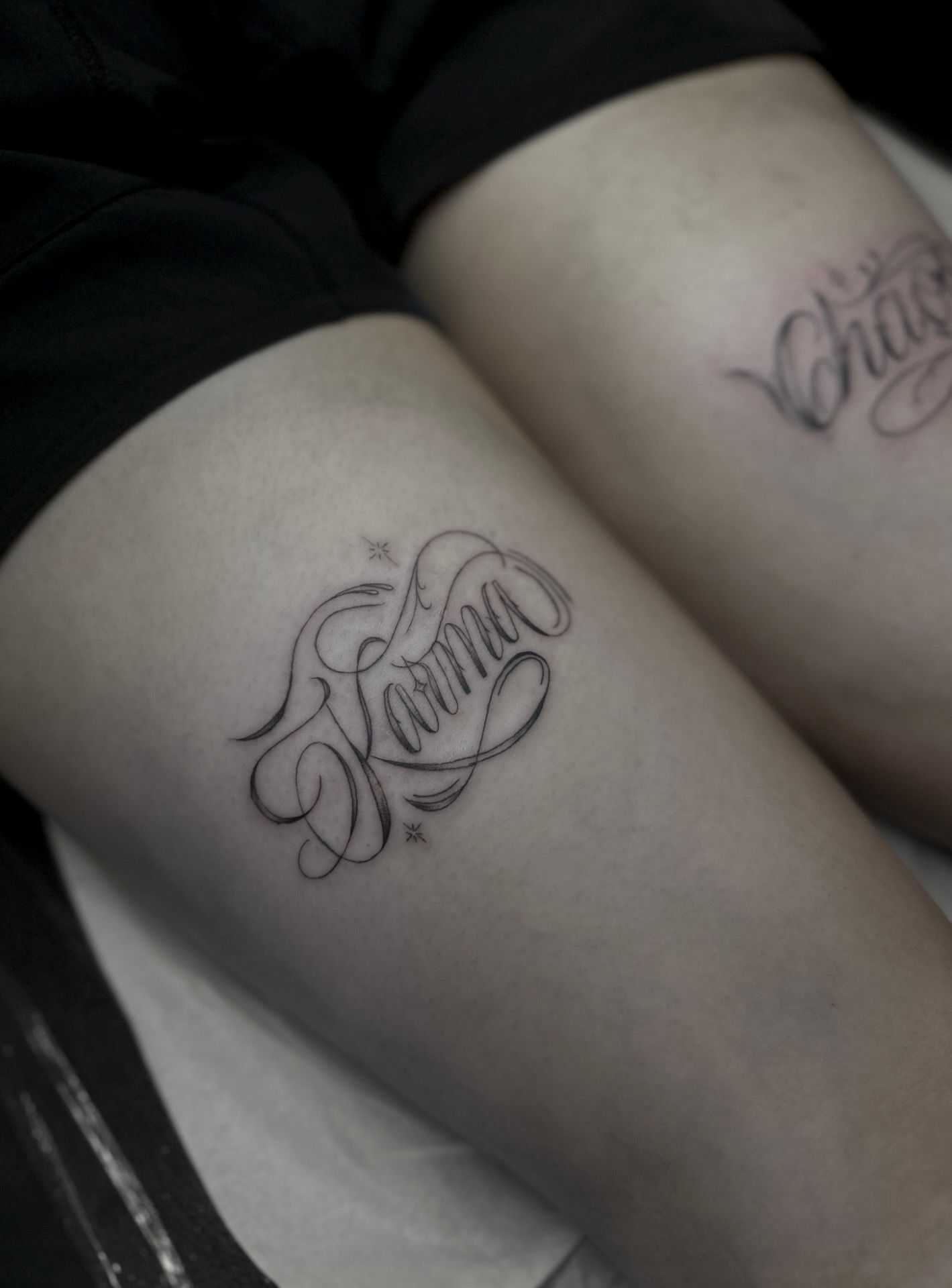 Sagar Tattoos - Karma tattoo by @sagar_tattoos @creative_worms tattoo  studio For more custom tattoos And to book appointments contact on bio # karma #karmatattoo #karmabeliever #karmaisabitch #karmaart #karmaquotes  #customtattoo ...