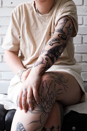 Black & Gray tattoo style