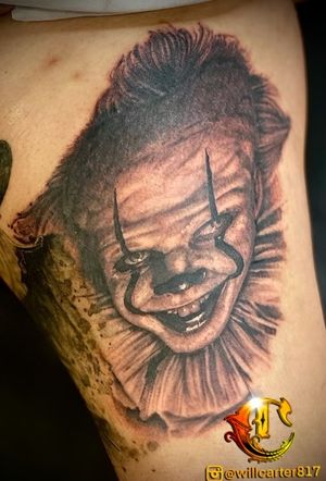 Pennywise tattoo 6 1/2 hrs done at Collectors Expo