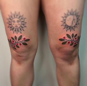 Matching traditional branches above knees by our resident @nicole__tattoo 
Books/info in our Bio: @southgatetattoo 
•
•
•
#branches #kneetattoo #matchingtattoos #branchtattoo #blackworktattoo #southgateink #realistictattoo #southgate #blackwork #finelinetattoo #northlondontattoo #sgtattoo #enfield #northlondon #london #southgatetattoo #londontattoo #amazingink #londontattoostudio #londonink #southgatepiercing