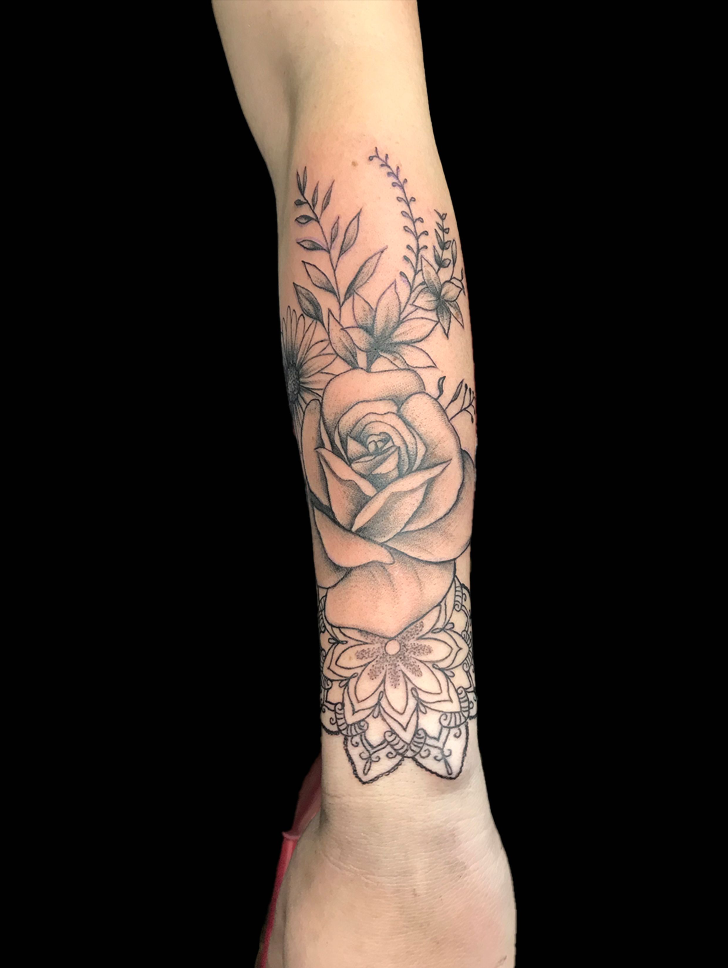 Tattoo uploaded by Hot Flame Tattoo • Flowers Geometric • Tattoodo