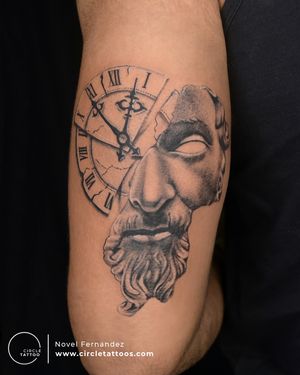 Custom Sculpture Tattoo made by Novel Fernandez at Circle Tattoo India 