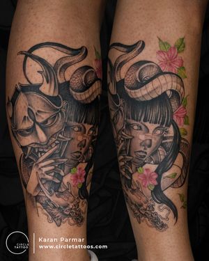 Custom Tattoo made by Karan Parmar at Circle Tattoo India 