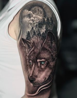 Big wolf done in Sweden 2 sessions 