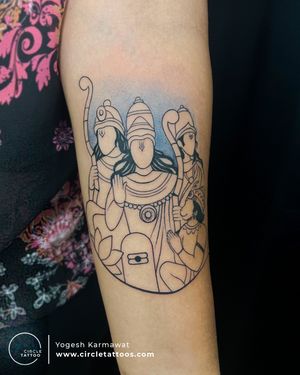 Ram Tattoo made by Yogesh Karmawat at Circle Tattoo India 