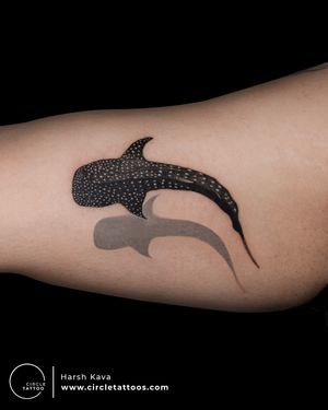 Whale Tattoo made by Harsh Kava at Circle Tattoo India 