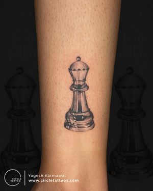 Chess Tattoo made by Yogesh Karmawat at Circle Tattoo India 