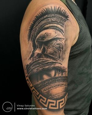 Worrier Tattoo made by Vinay Salunke at Circle Tattoo India 