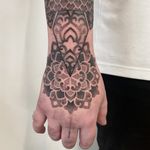 Geometric mandala hand