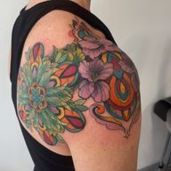 Colour mandala coverup