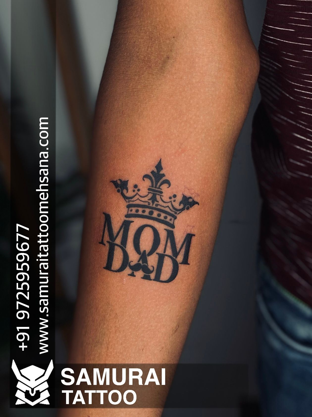 Mom dad tattoo ideas | Mom dad tattoos, Mom dad tattoo designs, Dad tattoos