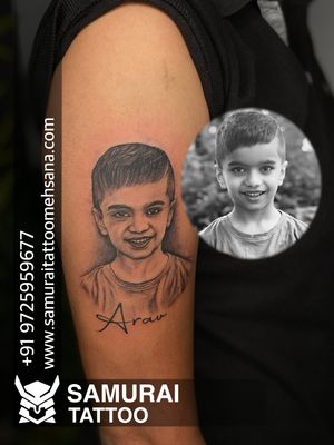 portrait tattoo |tattoo for mom dad |Mom dad tattoo |Mom dad face tattoo 