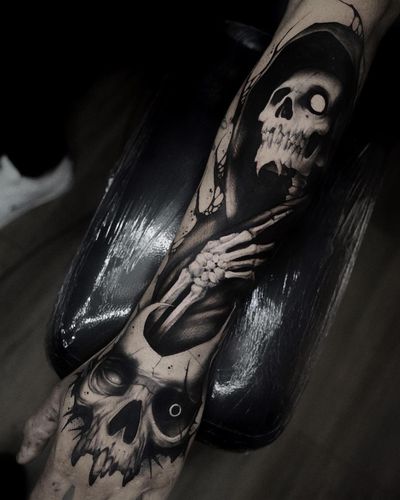 • Grim reaper • staggering custom tattoo by our resident @oscar.tttst_ Get in touch to book with Oscar for this November! Books/info in our Bio: @southgatetattoo • • • #grimreaper #grimreapertattoo #darktattoo #londontattoo #sgtattoo #southgatepiercing #finelinetattoo #amazingink #enfield #blackwork #northlondontattoo #southgateink #northlondon #southgate #realistictattoo #southgatetattoo #london #londontattoostudio #londonink #blackworktattoo